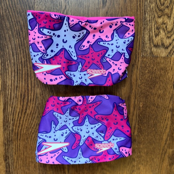 Speedo | Swim | Speedo Kids Swim Fabric Arm Bands Pink And Blue ...